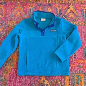 Columbia Kids Turquoise Fleece Hoodie